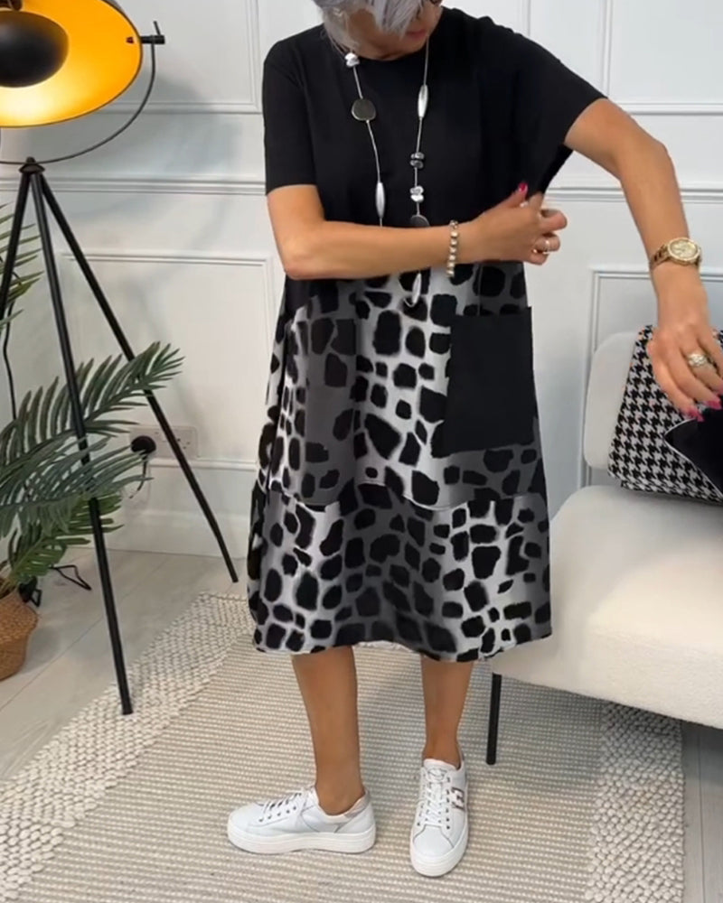 Sherlene - Leopard Print Dress