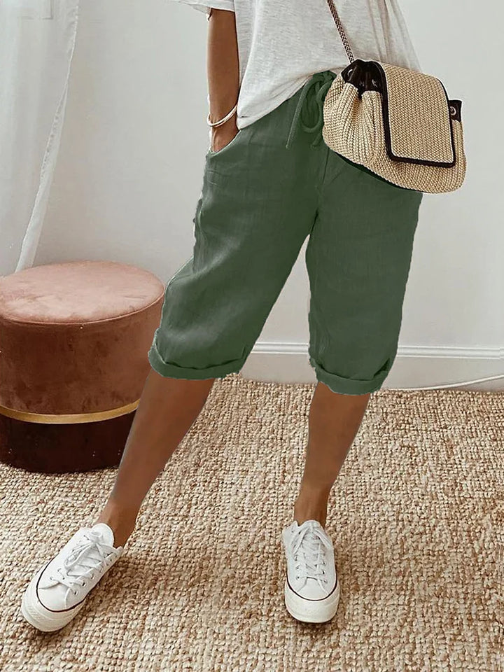 Zoe - Easy Wear Knee-Length Trousers